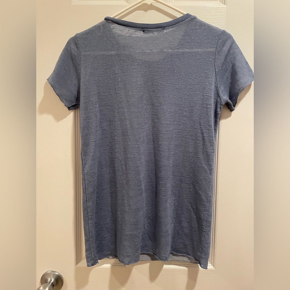 Knit fitted t shirt